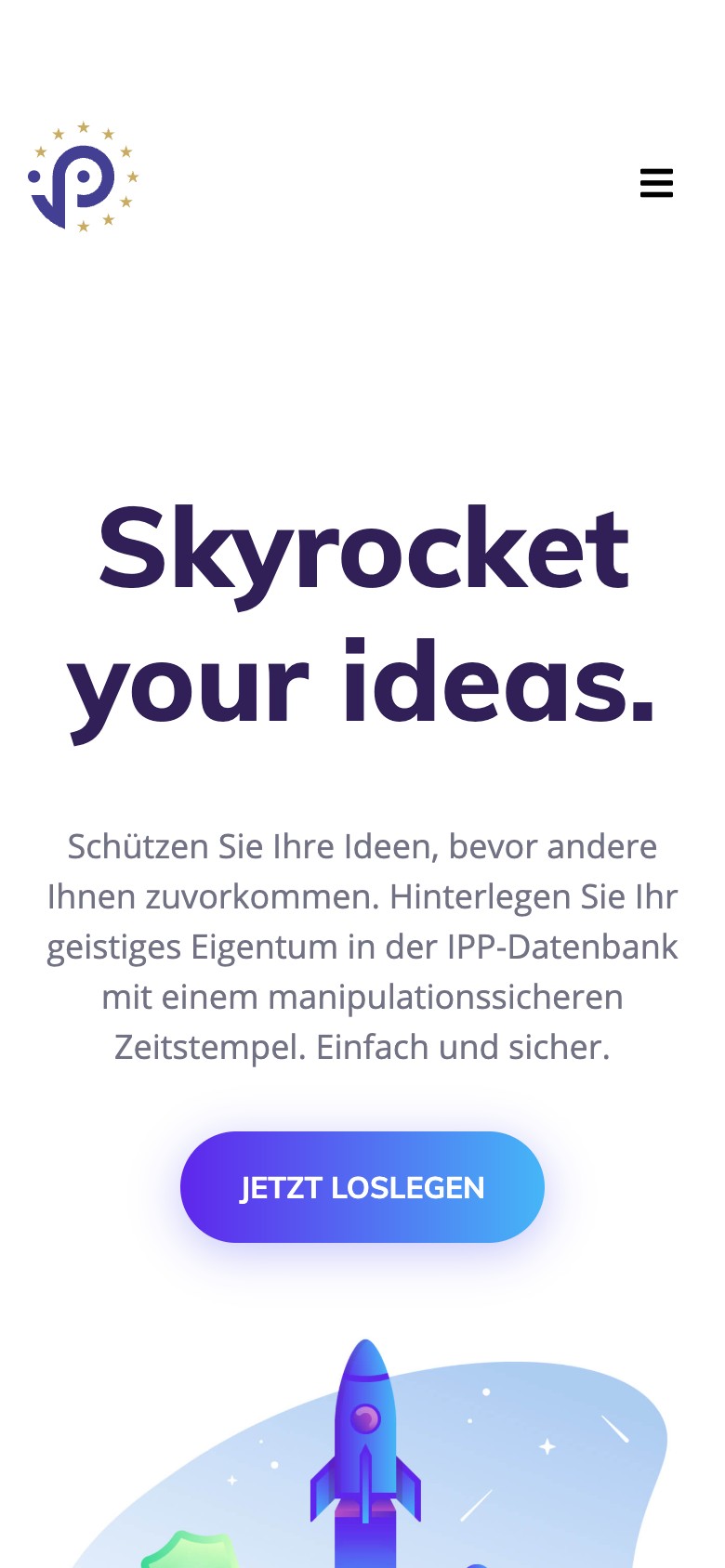 IP Publisher – Startseite Mobil