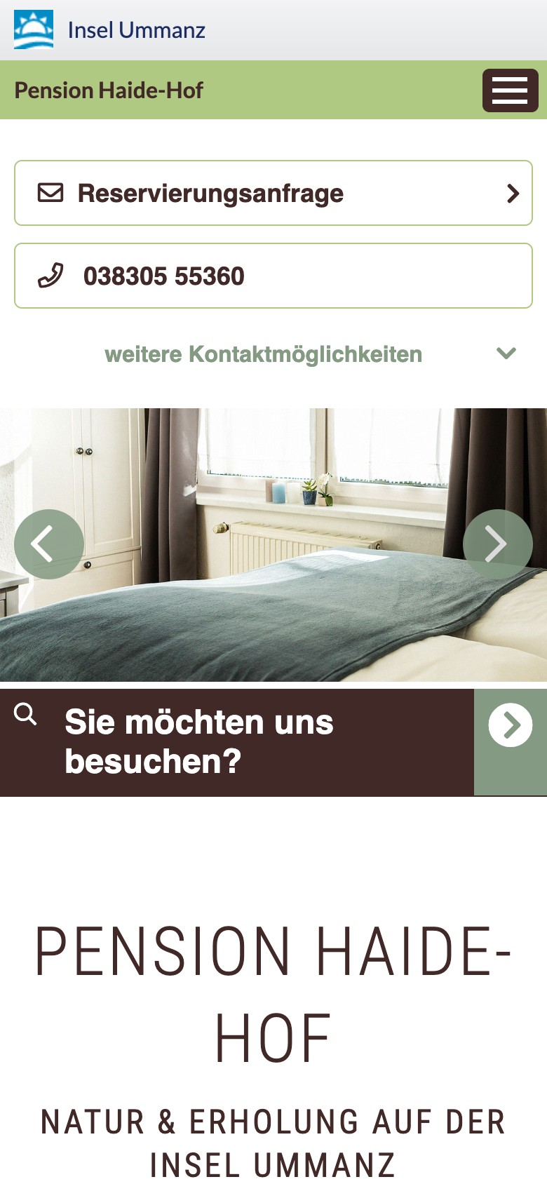 Pension Haide-Hof – Startseite Mobil