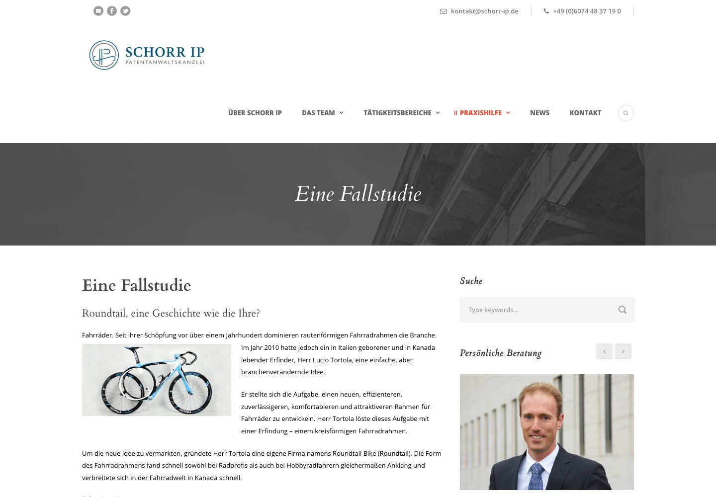 SCHORR IP – Fallstudie Desktop